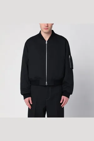 Jil Sander Bomber con zip nero