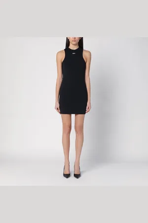 OFF-WHITE Mini abito nero con logo