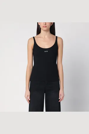 OFF-WHITE Canotta nera con logo