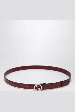 Gucci Cintura Blondie Rosso Ancora in pelle