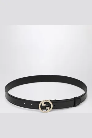 Gucci Cintura Blondie nera in pelle