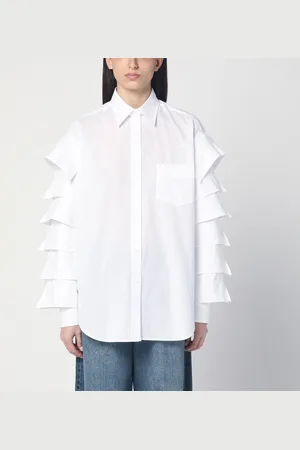 Moschino Camicia bianca con manica con colletti