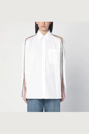 Stella McCartney Camicia bianca Falabella con catene