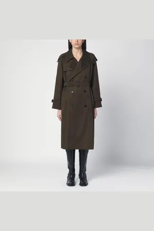 Burberry Trench Castleford lungo color ginepro