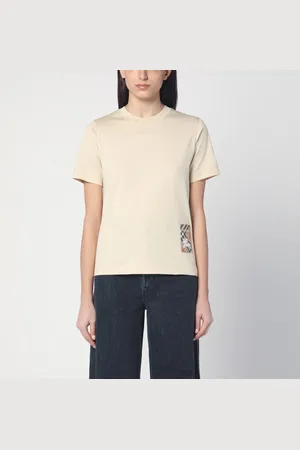 Burberry T-shirt con patch logo