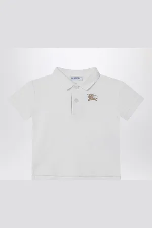 Burberry Polo bianca in cotone