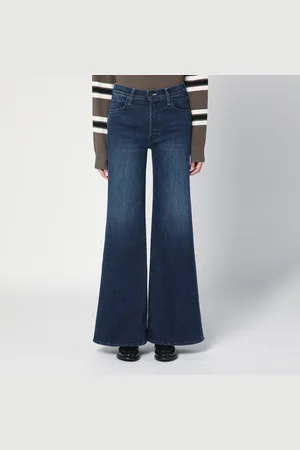 Mother Jeans a zampa blu slavato