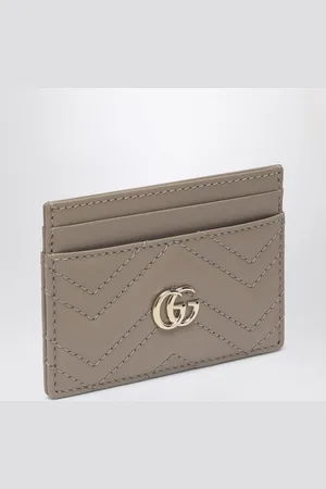 Gucci Portacarte GG Marmont tortora