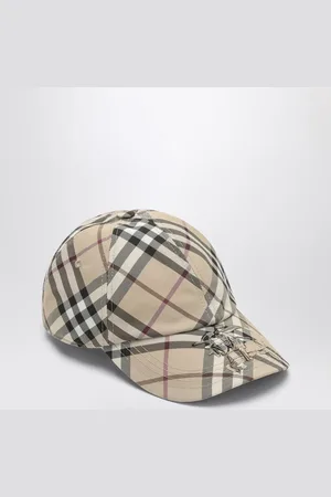 Burberry Cappello da baseball Check con ricamo EKD