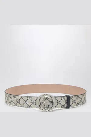 Gucci Cintura in tessuto GG Supreme con fibbia GG