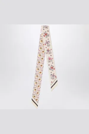 VALENTINO GARAVANI Foulard sottile in seta con motivo floreale