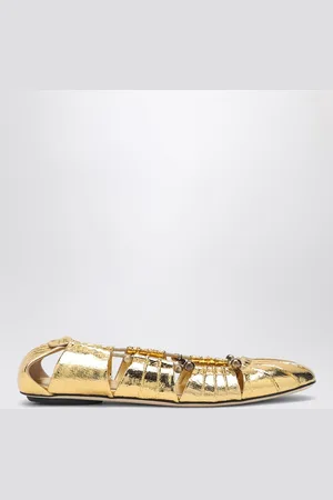 Chloé Ballerina oro metallizzata