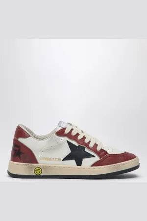 Golden Goose Sneaker Ball Star bianca/rossa/nera