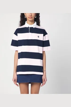 COPERNI Polo a righe rosa/blu