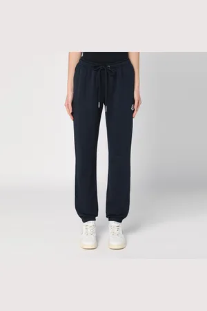 Moncler Pantalone jogging blu in cotone