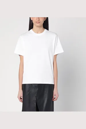 Loulou Studio T-shirt girocollo bianca in cotone