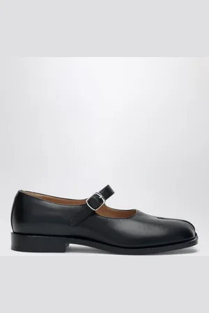 Maison Margiela Mary Jane Tabi nera in pelle