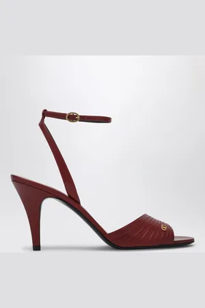 VALENTINO GARAVANI Sandalo Ladycrush scuro in pelle