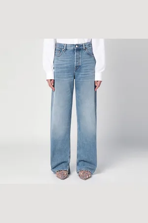 Gucci Jeans azzurro in denim slavato