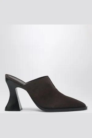 Bottega Veneta Mule Cha-Cha in suede fondente