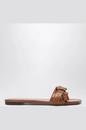 Chloé Sabot basso Mae in pelle