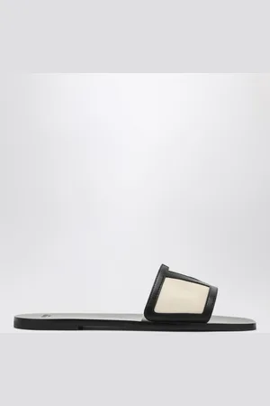 VALENTINO GARAVANI Sandalo Slide Viva Superstar nero in canvas
