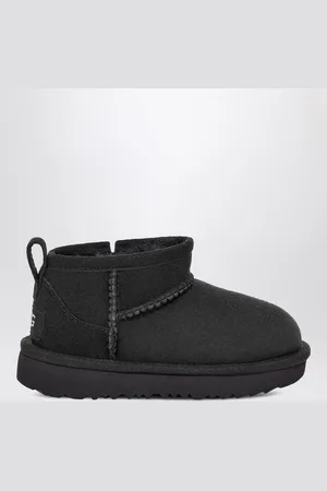 UGG Stivaletto Classic Ultra Mini nero con zip