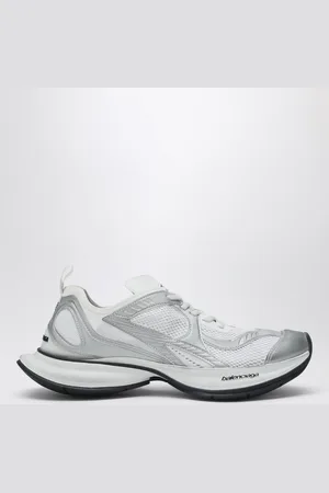 Balenciaga Sneaker Circuit bianca e argento
