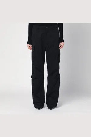 Balenciaga Pantalone cargo nero in misto cotone