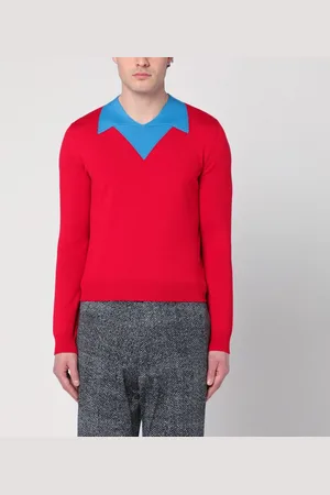 Prada Maglione /turchese in lana vergine