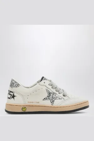 Golden Goose Sneaker Ball Star bianca/argento