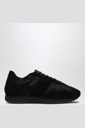 The Row Sneaker Mica nera in cavallino e velluto