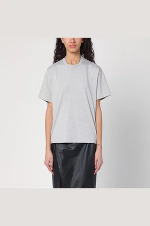 Loulou Studio T-shirt girocollo grigia in cotone