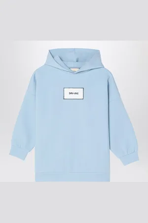 DOUUOD Felpa con cappuccio azzurra