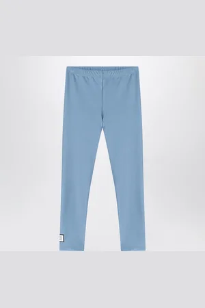 DOUUOD Leggings azzurro in misto nylon lucido