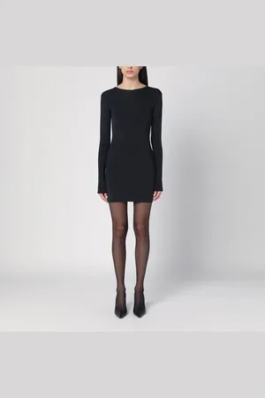 Entire Studios Mini abito nero in misto nylon