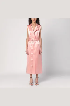 Philosophy Abito smanicato rosa con cintura