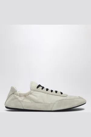 Prada Sneaker Collapse avorio in Re-Nylon e suede