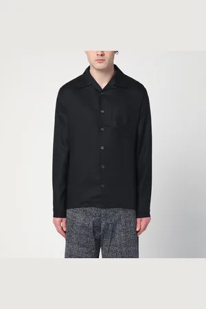 Prada Camicia nera in lino