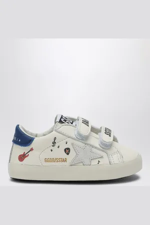 Golden Goose Sneaker Baby Old School bianca/blu