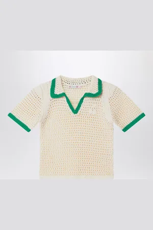 BONPOINT Maglia Elanita avorio/verde