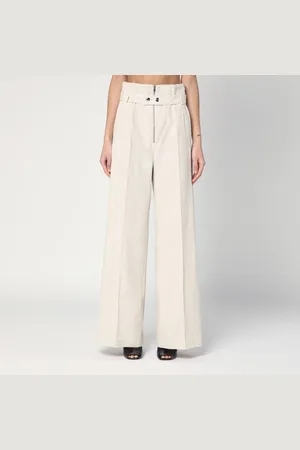 ERIKA CAVALLINI Pantalone a palazzo in lino