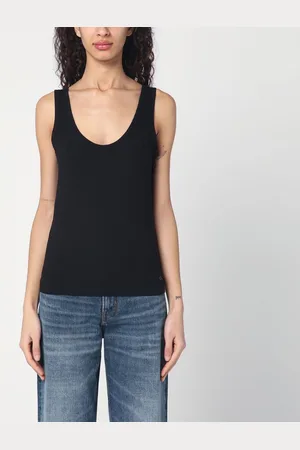 Calvin Klein Canotta nera a costine