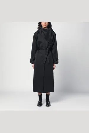 THE GARMENT Trench Kelly nero in misto cotone