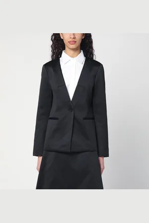 THE GARMENT Giacca monopetto nera in misto cotone