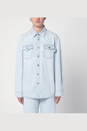 Bottega Veneta Camicia azzurra in denim Extra Bleach.