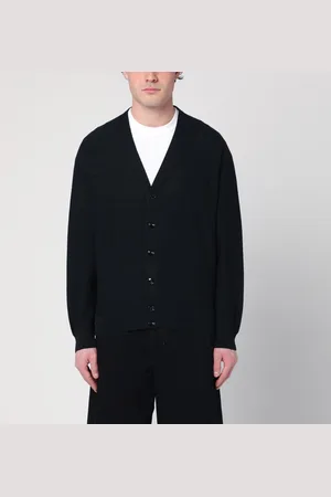 LEMAIRE Cardigan nero in misto lana