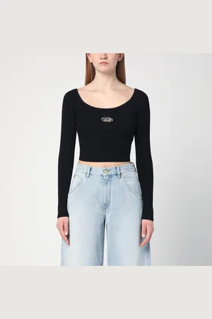 Diesel Top cropped M-Vera-Ls nero