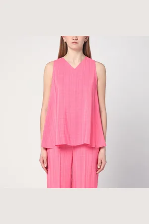 SEMICOUTURE Top Prya rosa in viscosa