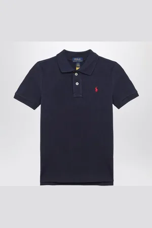 Ralph Lauren Polo blu navy in cotone con logo